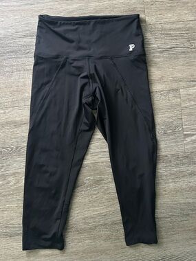PINK Victoria's Secret High-Waist Black Leggings